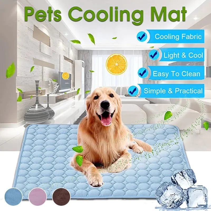 Cooling Summer Dog Mat for Pets - Onemart