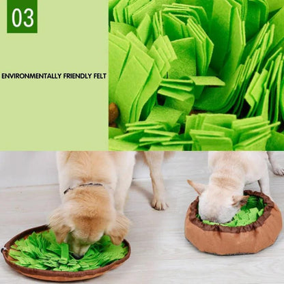 Dog Snuffle Mat Stress Relief Training Blanket