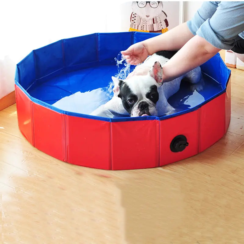 PVC Foldable Dog Pool Pet Bathtub Wash Pool Outdoor Indoor Swimming Tub Summer Cooling Bathing Pool Pet Dog Supplies - Onemart