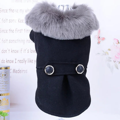 Pet Fur Collar Jacket - Onemart