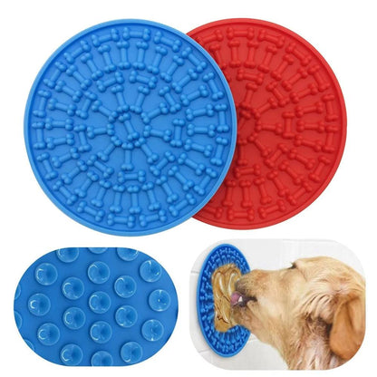 Lick Mat: Dog Feeding and Grooming Distraction Toy - Onemart