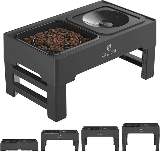 Adjustable Food and Water Bowl - Onemart