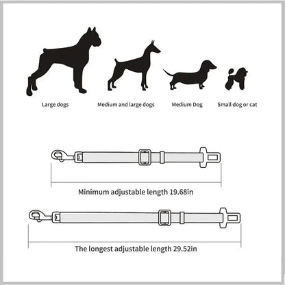 Adjustable Pet Seat Belt - Onemart