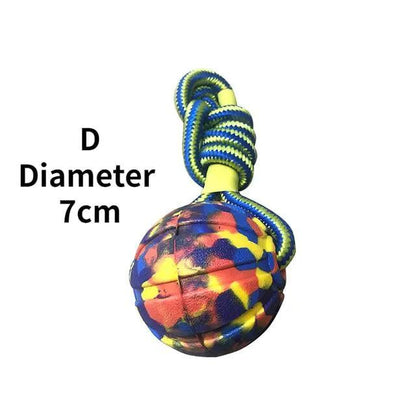 Dog Training Ball on Rope - Onemart