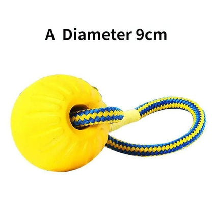 Dog Training Ball on Rope - Onemart