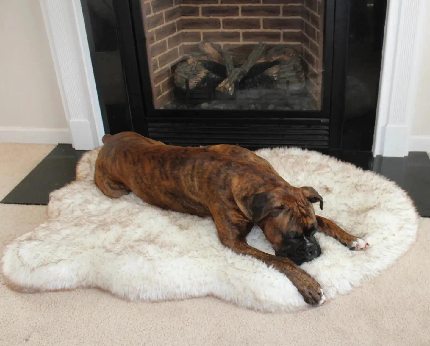 Faux Fur Dog Bed - Onemart