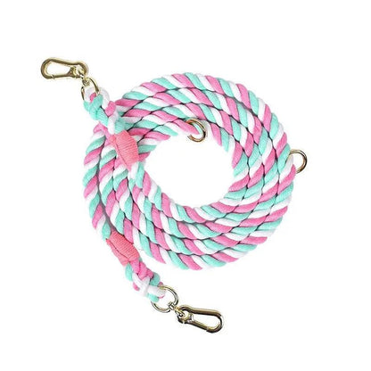 Handmade Braided Cotton Rope Dog Leash - Onemart