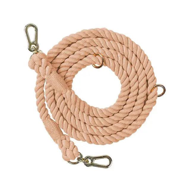 Handmade Braided Cotton Rope Dog Leash - Onemart