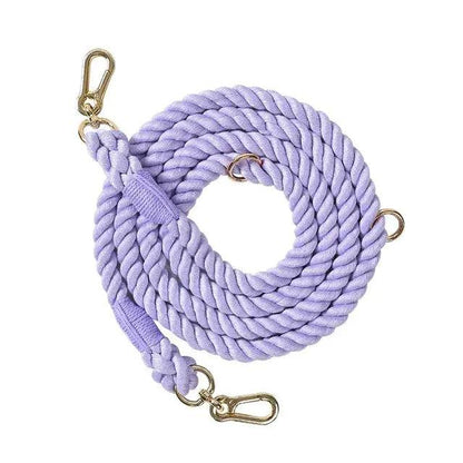 Handmade Braided Cotton Rope Dog Leash - Onemart