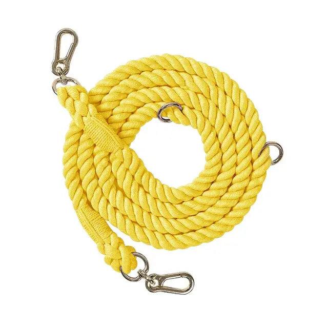 Handmade Braided Cotton Rope Dog Leash - Onemart