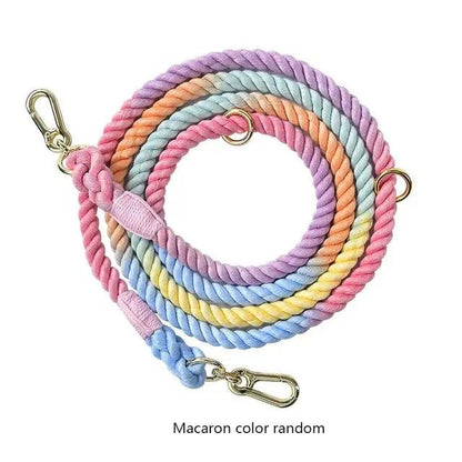 Handmade Braided Cotton Rope Dog Leash - Onemart