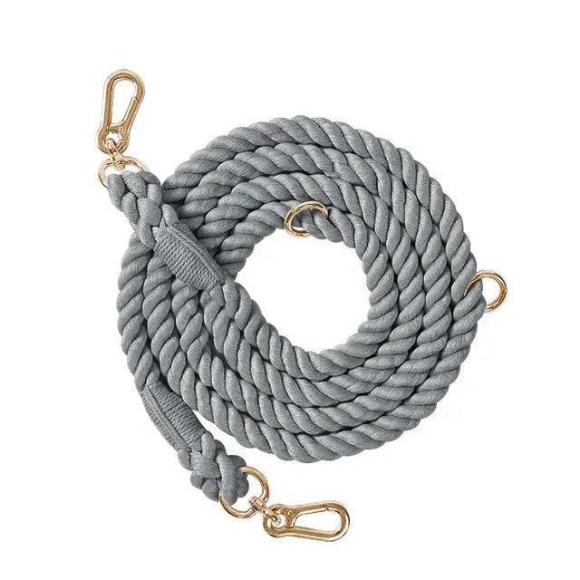 Handmade Braided Cotton Rope Dog Leash - Onemart