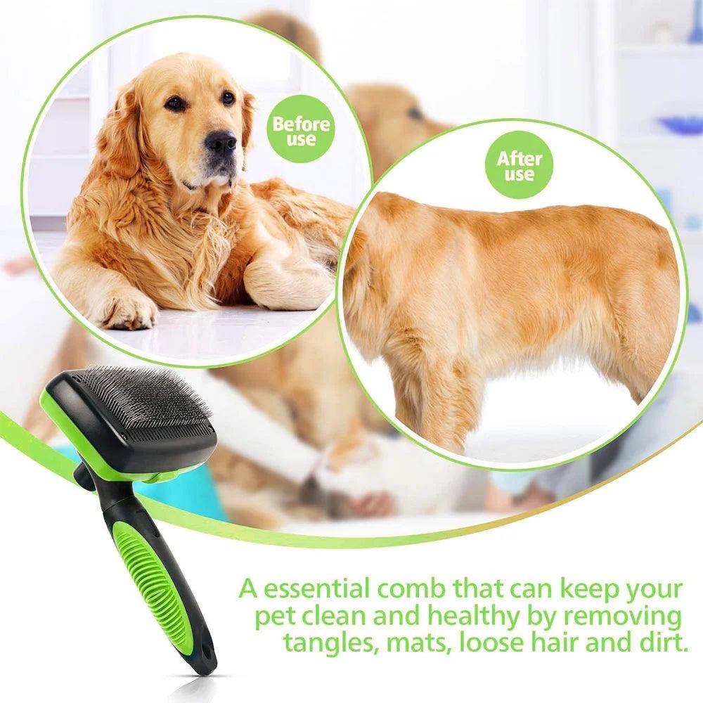 Self Cleaning Dog Brush - Onemart