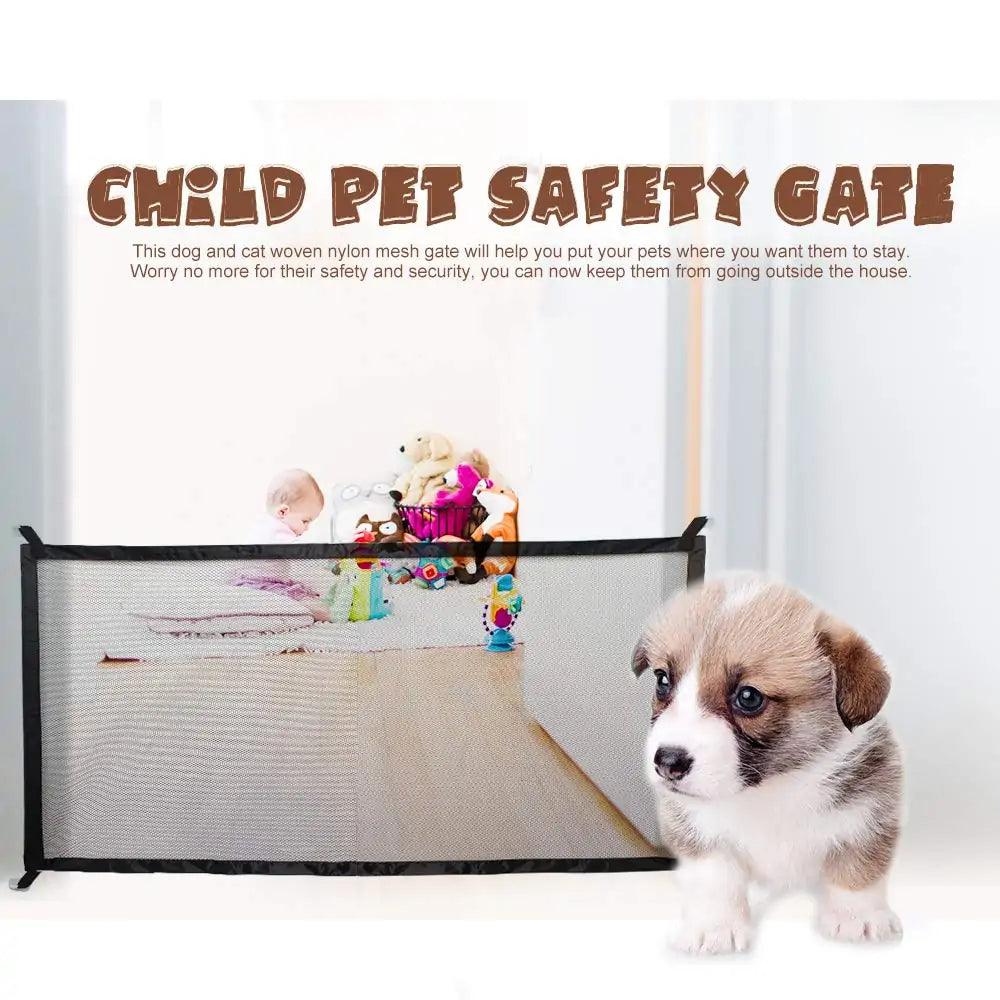 Indoor and Outdoor Dog Gate Mesh Fence - Onemart