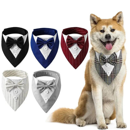 Fashionable Tuxedo Bow Tie For Pets - Onemart