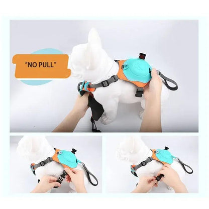 Retractable No-Pull Dog Harness