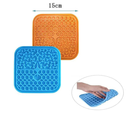 Peanut Butter Lick Pad For Pets: Slow Feeding Mat - Onemart