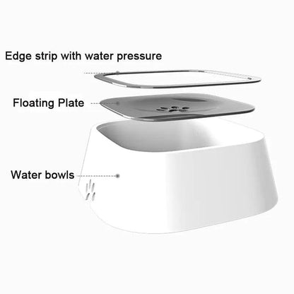 Pet Dog Cat Bowl Floating Bowl Water Drinker - Onemart