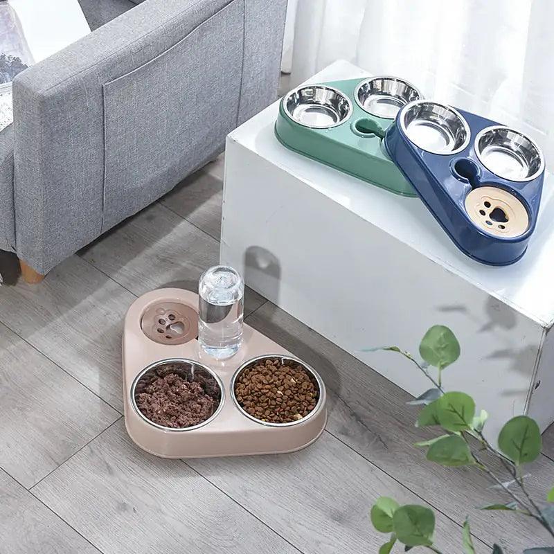 Pet Feeder Bowl With Water Dispenser - Onemart