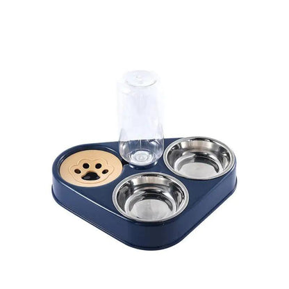 Pet Feeder Bowl With Water Dispenser - Onemart