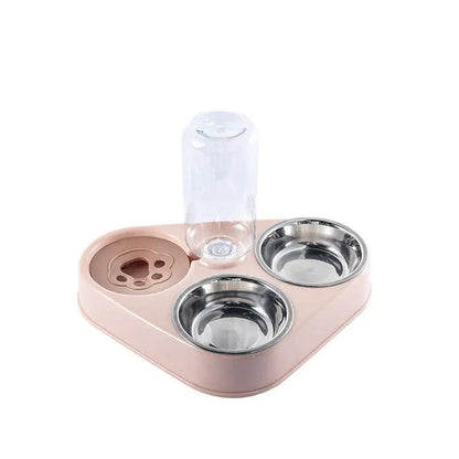 Pet Feeder Bowl With Water Dispenser - Onemart