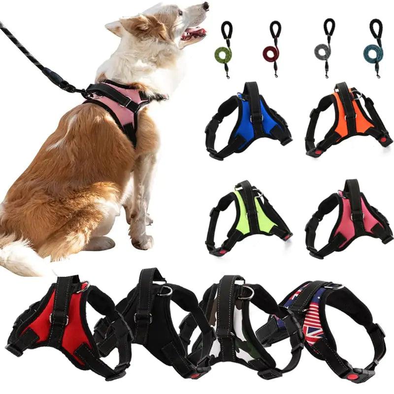 Pet Walking Harness: Adjustable Comfort - Onemart