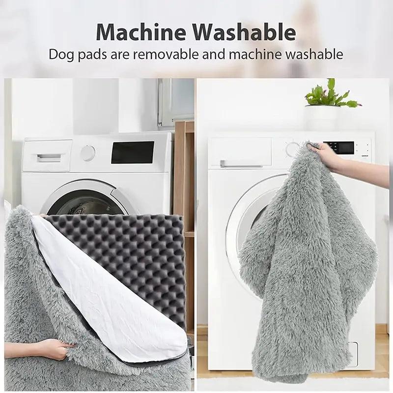 Plush Washable Dog Bed - Onemart