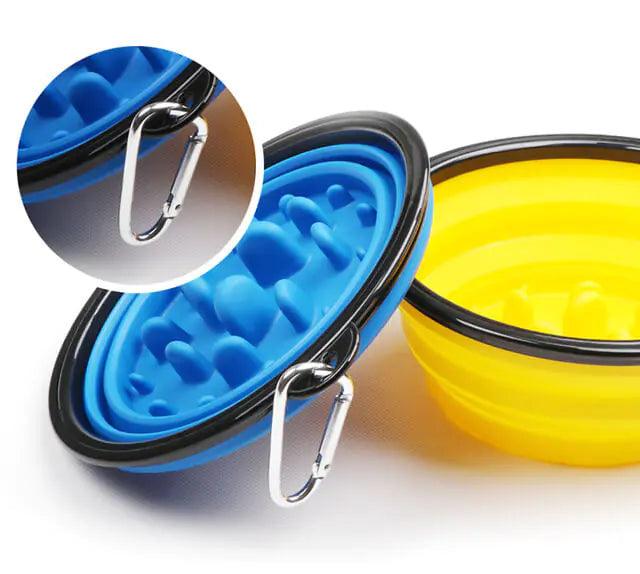 Portable Anti-Gulp Slow Feeder Dog Bowl - Onemart