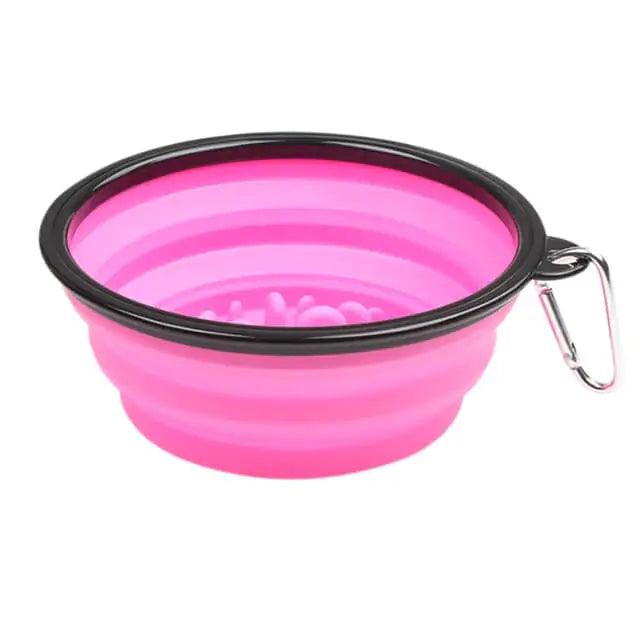 Portable Anti-Gulp Slow Feeder Dog Bowl - Onemart