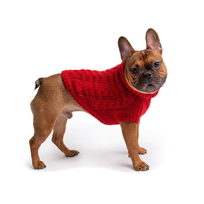 Red Chalet Dog Sweater - Onemart