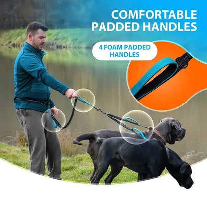 Reflective Comfort Leash Duo - Onemart