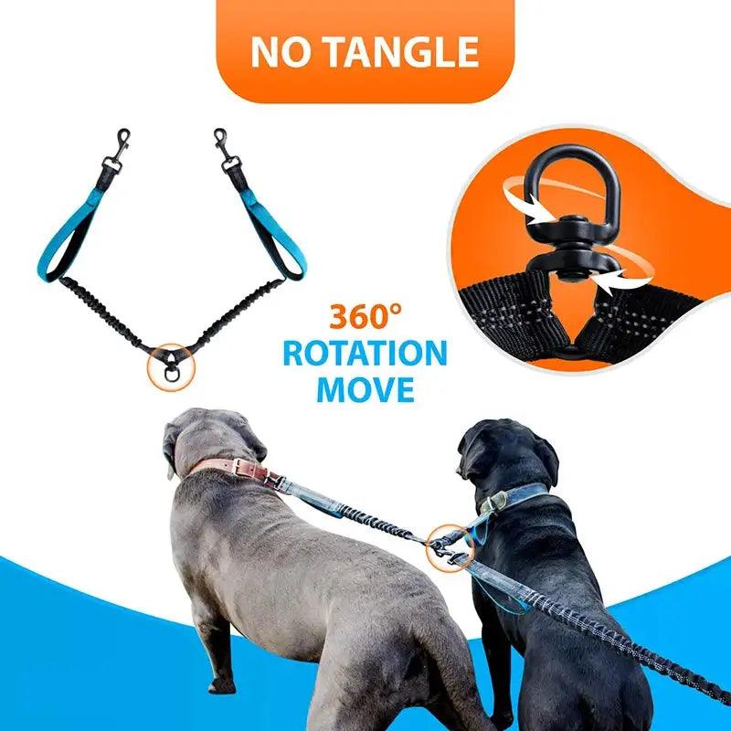 Reflective Comfort Leash Duo - Onemart