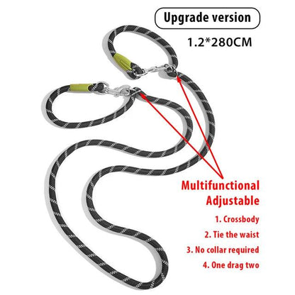 Reflective Nylon Leashes Pet Dogs Chain - Onemart