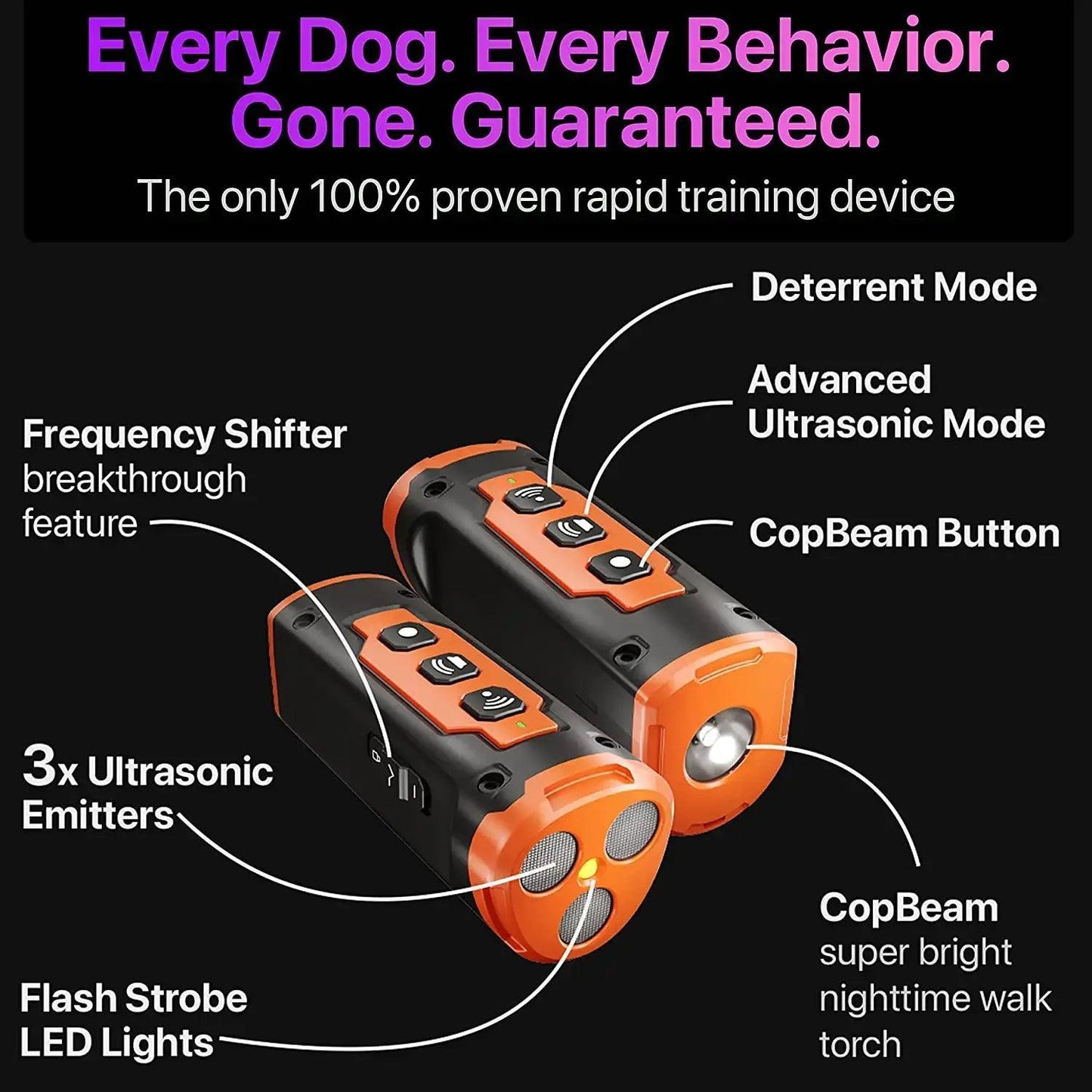 Ultrasonic Pet Training and Deterrent - Onemart